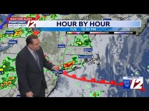WPRI 12 Weather Forecast for 7/21/26: Showers and t'storms this afternoon, some could be strong