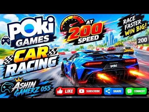POKI GAMES CAR RACING AT 200 SPEED BY LABORGINI