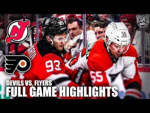 Philadelphia Flyers vs. New Jersey Devils | Full Game Highlights | NHL on ESPN