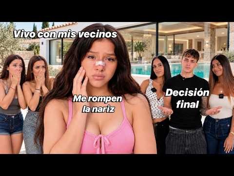 ME VOY A VIVIR CON MIS VECINOS y TERMINO CON LA NARIZ ROTA 😭