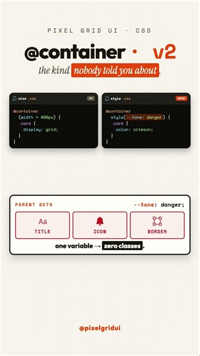 Container STYLE queries: the second kind nobody talks about #coding #frontendcourse