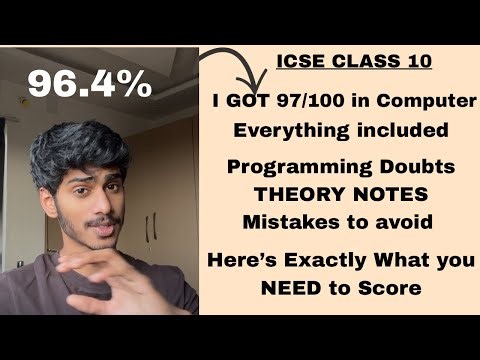 LAST MINUTE COMPUTER Strategy . How to avoid losing marks in your exams. THEORY NOTES included.