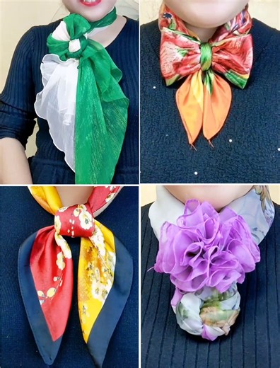Different Ideas for How to Tie a Scarf | Art & Craft