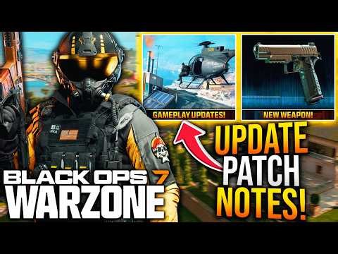 New CALL OF DUTY UPDATE PATCH NOTES! (NEW WEAPON, Major BUG FIXES, & More)