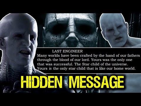 Prometheus: Lore - Script Reveals the ENGINEERS full message to David - The Green Crystal