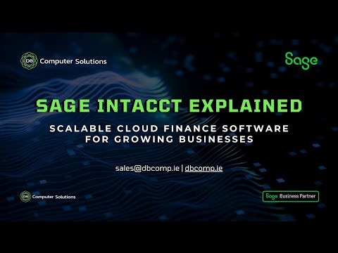Introduction to Sage Intacct | Cloud Financial Management for Growing Businesses (Live Demo)