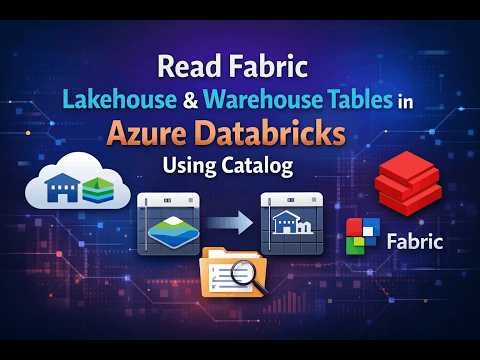 410.How to Read Lakehouse and Warehouse Tables in Azure Databricks Using Catalog (Microsoft Fabric)