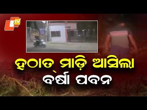 Sudden Kalbaisakhi Storm Hits Sambalpur, Rain and Dust Storm Bring Relief and Damage