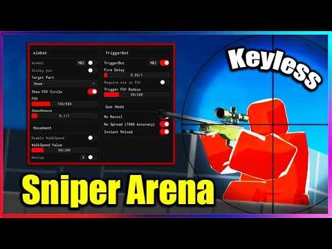[🔫BEST] Sniper Arena Script - Aimbot, TriggerBot, GunMods, ESP (NO KEY!!)
