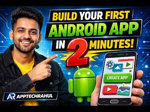 Build Your First Android App in Just 2 Minutes | Step-by-Step Android Tutorial 2026 🚀