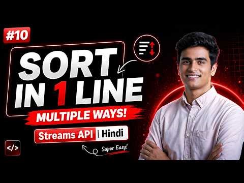 Java Stream API | Sort a List of Integers in Ascending/Descending Order | CSwithVK