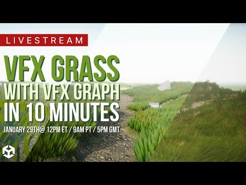 VFX Grass with VFX Graph in 10 Minutes/1 Hour/1 Day | Clocked