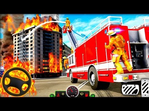 FireFighter Rescue Simulator 3D - 911 Emergency Fire Truck Rescue Simulator Game Play