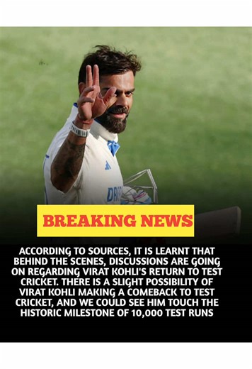 Virat Kohli's Impressive Comeback in Test Cricket