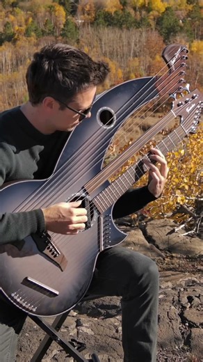 Nostalgic Melody On Triple Neck Harp Guitar (Children) - Robert Miles