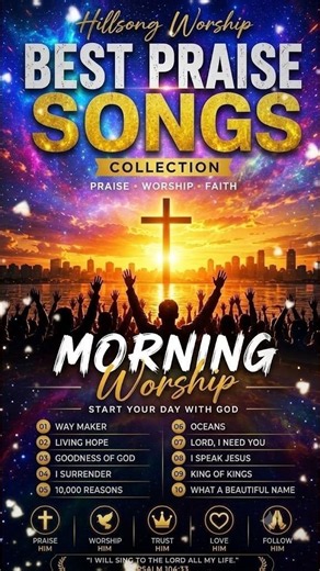 Morning Worship Songs 2026 🌅 Hillsong Praise & Worship Collection Way Maker, Goodness Of God, Livi