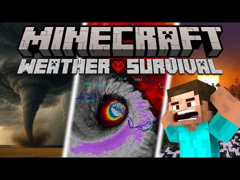 Minecraft: Hardcore Weather Survival: Ep 1 - Spring Storms!