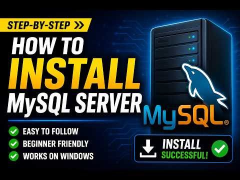 Install MySQL Server on Windows 11 | Complete Beginner Tutorial