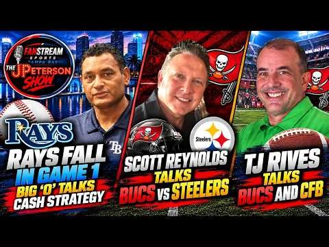 Rays Fall in Game 1! Big O on Kevin Cash + Scott Reynolds on Bucs-Steelers | JP Peterson