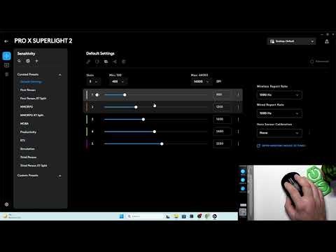Logitech PRO X 2 Superlight – How to Change DPI