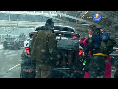 Winter Storm At Minneapolis, St Paul International Airport