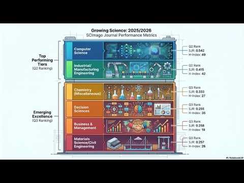 Scimago ranking for Growing Science journals