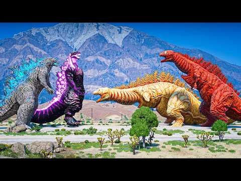 Son Atomic Godzilla, Son Shin Godzilla vs Team Brother Shin Godzilla - The Epic Battle