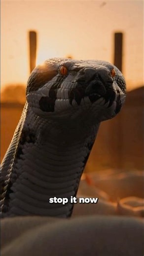 Giant python spotted near village this is terrifying😱