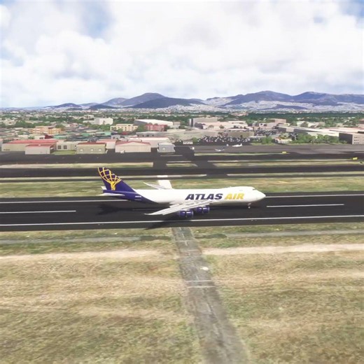 Atlas Air 747 Visual Approach Quito - No Instruments #aviation #challenge