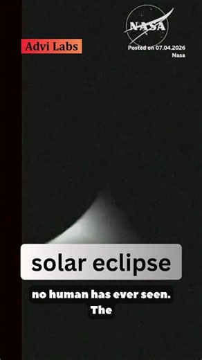 What would a solar eclipse look like… from SPACE? 😳🌞🌑
