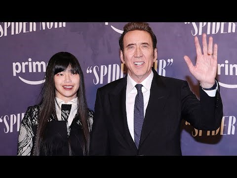 Nicolas Cage and Wife Riko Shibata Have Rare Date Night at Spider-Noir Premiere