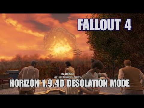 Fallout 4 Ep 36 Horizon 1.9.4d Desolation Mode - Taking Croup manor and meeting a Queen