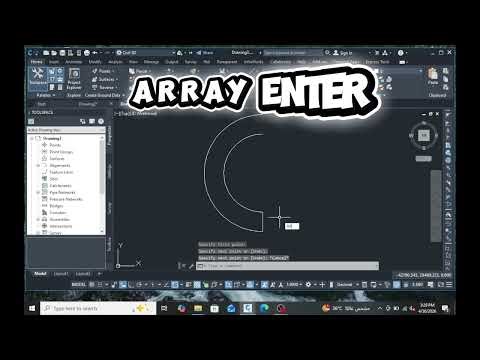 How to Use Path Array in AutoCAD Civil 3D|AutoCAD Civil 3D Path Array Command Guide 