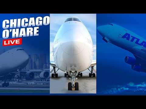 🔴LIVE (VERTICAL MODE) BUSY CHICAGO O'HARE AIRPORT ACTION | SIGHTS & SOUNDS of PURE AVIATION | AVGEEK