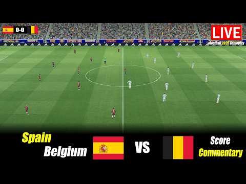 Belgium vs Spain score 2026 | World Cup 2026 | Full Match Streaming | Video Game - Simulation
