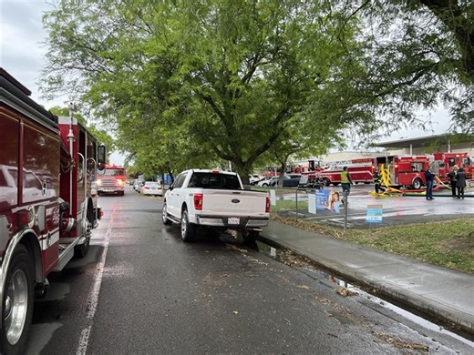 Fire breaks out in Davis Senior High School robotics classroom