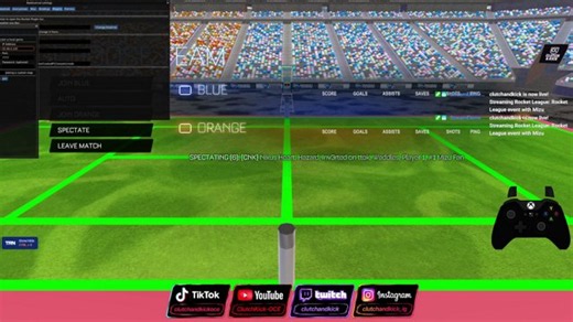 Rocket League event with Mizu