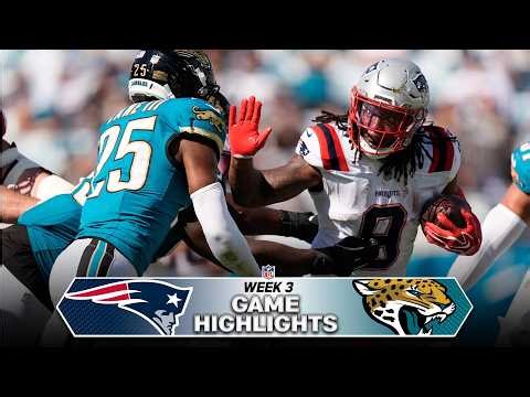 New England Patriots vs Jacksonville Jaguars Game Highlights | 2026 NFL Season Week 3