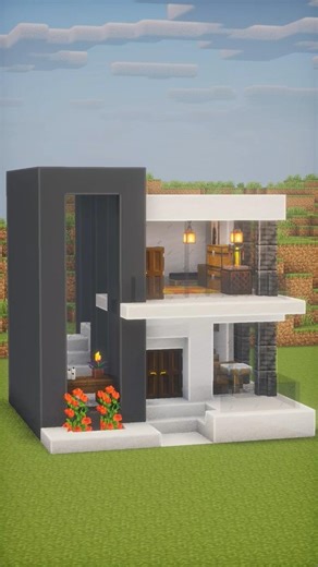 Minecraft Starter House Build Tutorial 🏠| Easy Survival Base Idea | #Minecraft