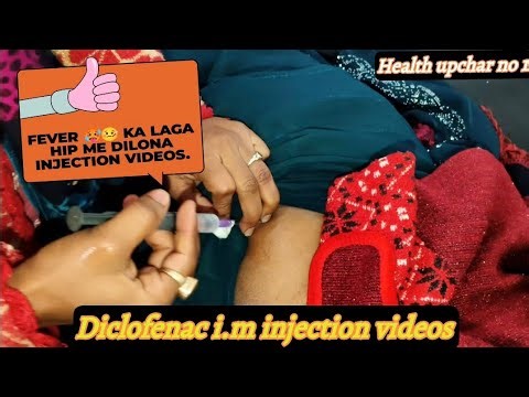 How to give back side an hip Dilona i.m intramascular injection videos. 💉💉😭👩‍⚕️