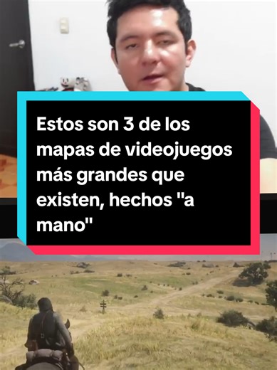 Estos son 3 de los mapas más grandes de #videojuegos hechos a mano #zelda #assassinscreed