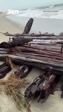 142 year old shipwreck exposed by storm