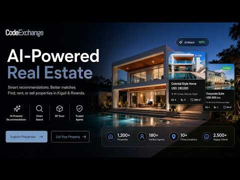 🔴 LIVE: Building an AI-Powered Real Estate Platform | 3D Property Search + Smart Recommendations