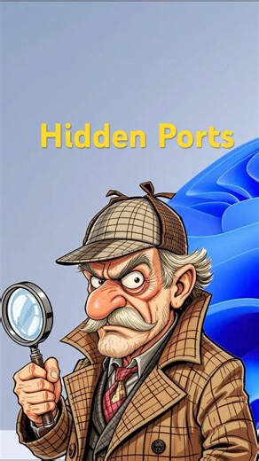 Detect Hidden Ports on Your PC #windows #microsoft #cmdcommand #commandline #windowscommand #tech