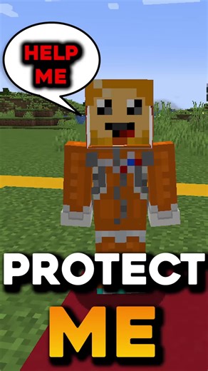 Protecting Socksfor1 in a Minecraft Nuke Challenge