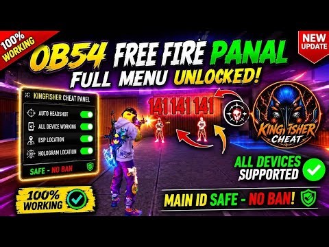 OB54 Free Fire Panel Mobile 🔥 FF Antiban Panel | Free Fire Hack New 😈 FF Injector 2026 | FF Panel