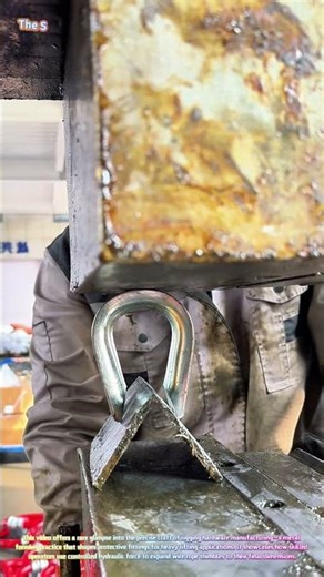 Satisfying Metal Forming: Watch a Hydraulic Press Expand a Wire Rope Thimble! 🔧⚙️↓