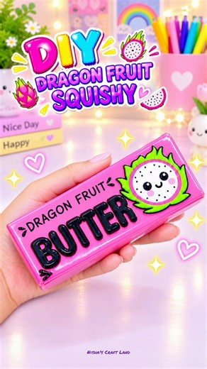 DIY Viral Squishy at home / butter dumpling squishy #tiktok #squishy #craft #art #viral #shorts