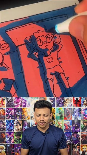 Making a Masterpiece with Just 2 Colors! 🤯🎨