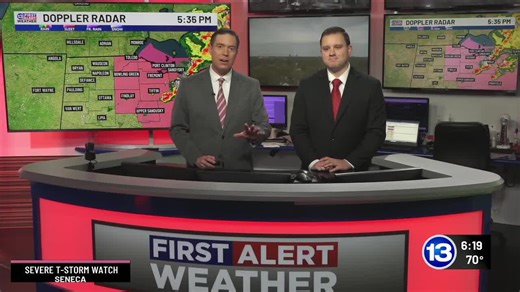 13 First Alert Weather Days in effect through Thursday due to potential for strong to severe thunderstorms